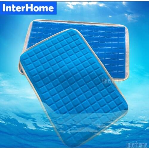 36x58cm Soft Silicone Gel Massage Pillow Pad Chair Cushion Summer Cooling Sofa Seat Mat Simulation Skin Mats