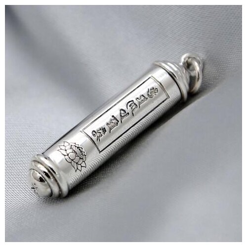 Handmade 100% 925 silver Tibetan OM Mani Padme Hum Gau Box Pendant sterling Buddhist Prayer Box Pendant OM Gau Box Pendant