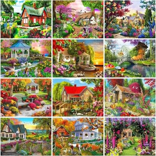Full Square/round Diamond Painting 5d Diy Landscape Embroidery Diamond Painting Cross Stitch Mosaic Home Decoration Gifts