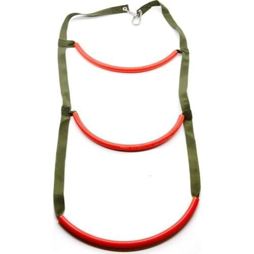 Inflatable Boat Rib 3 Step Boarding Ladder Wakeboard Yacht Equipment fit kayak motorboat Canoeing