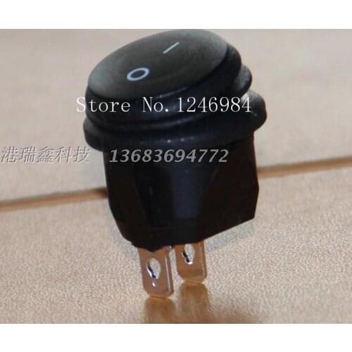 [SA]Power switch -Taiwan group LIGHT Dual rocker switch waterproof oil black boat type switch RC15--50pcs/lot