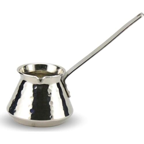 Thick Copper Handle Hammered Lump Copper Coffee Pot 3 Cup Holder