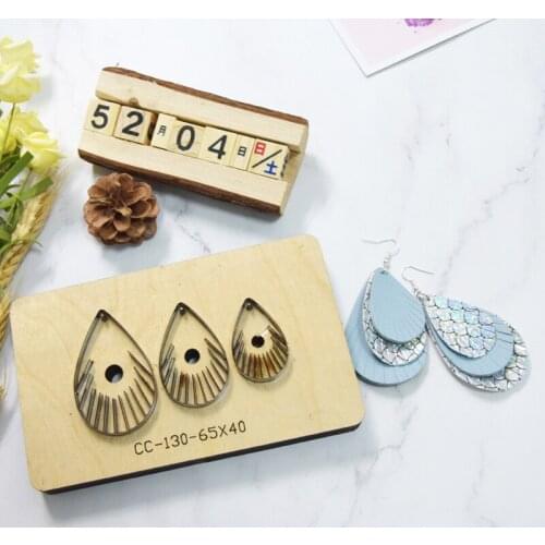 SMVAUON Japan Steel Die Cut Steel Punch Scales Earrings Cutting Mold Wood Dies Leather Blade Rule Cutter DIY Leather Crafts