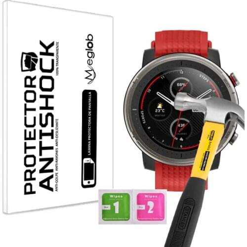 Screen protector Anti-Shock Anti-scratch Anti-Shatter compatible with Xiaomi Amazfit Stratos 3