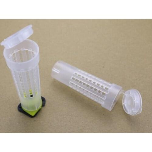 100Set/lot Beekeping Tool Rearing Cup Kit Queen Bee Hair Roller Cages W/ Cell Cup Holder and Cell Fixtures Beekeepers Equipment
