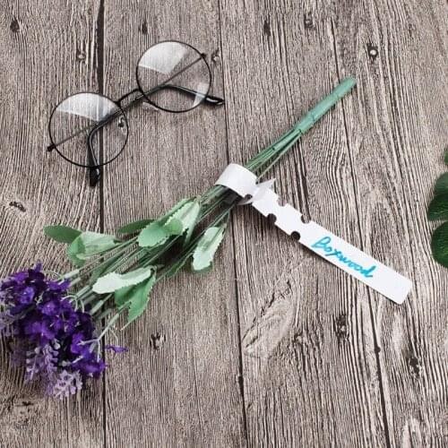 1000Pcs 8 Inch Wrap Around Plant Tags, Outdoor Waterproof Hanging Gardening Labels, 2X21cm White Plastic Plant Tree Tags Nursery