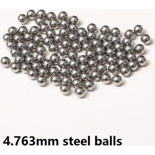 1000pcs/lot Diameter 4.763mm 3/16'' Inch bearing steel balls precision high quality 4.763 mm Dia steel ball