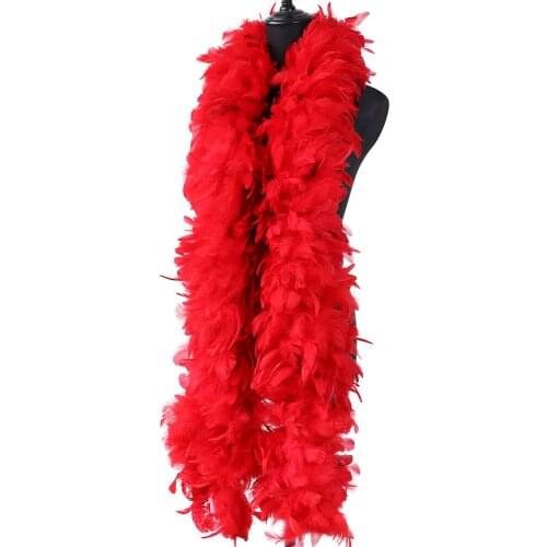 2meter/Lot Chicken Feathers Boa Rooster Plume Shawl Scarf for Carnival Dresses Decoration Crafts 200g Accessories Wholesale