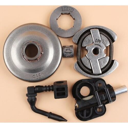.325" 8T Sprocket Clutch Drum Oil Pump Drive Fit Partner 350 351 Chain Saws Spare Parts