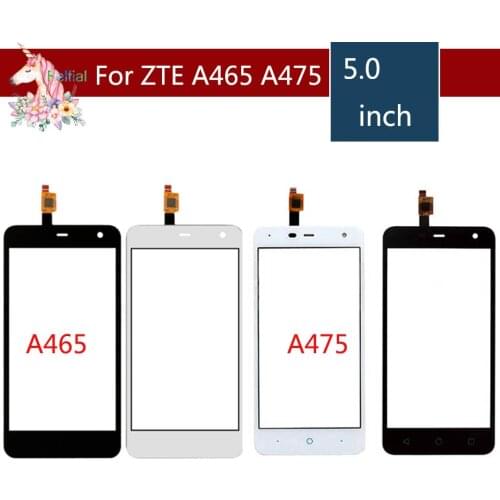 5.0" For ZTE Blade L4 Pro A465 and A475 LCD Touch Screen Digitizer Sensor Outer Glass Lens Panel Replacement