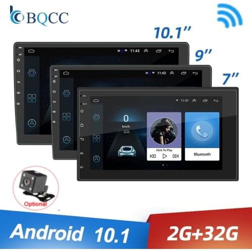 10.1"/9"/7 " 2Din Android 10.1 Car Multimedia MP5 Player 16GB GPS Navi Android Car Stereo Radio WiFi BT Mirrorlink Autoradio Cam