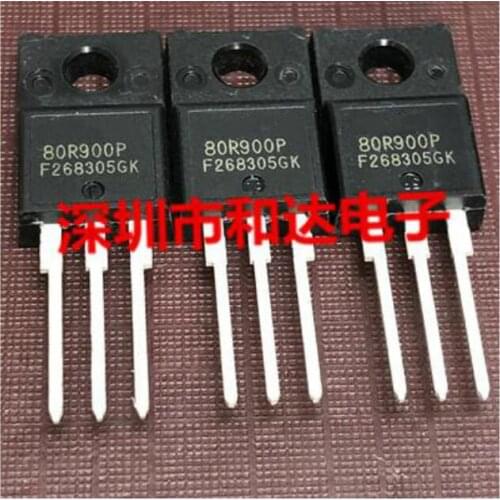 Free shipping 10PCS 80R900P MMF80R900PTH TO-220F 800V