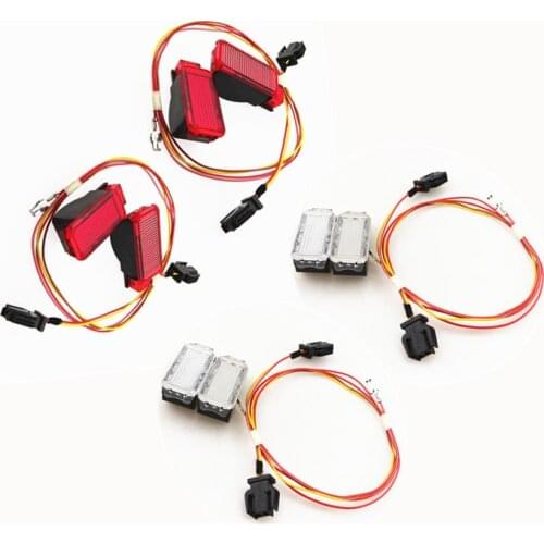 For A3 A4 B8 A5 S5 A6 C7 A7 A8 Q3 Q5 TT Car Red/White Door Panel Warning Light Safety Indication Signal Lamp Cable Wire harness