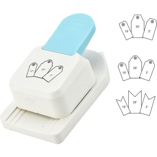 Three-in-one punching machine clothing gift tag paper puncher DIY bookmark greeting card photo album manual embossing machine