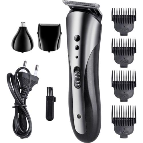 4-in-1 Electric Hair Clipper Shaving Nose Ear Trimmer Painless Beard Safety Face Care Nose Hair Trimmer Men Hair Removal