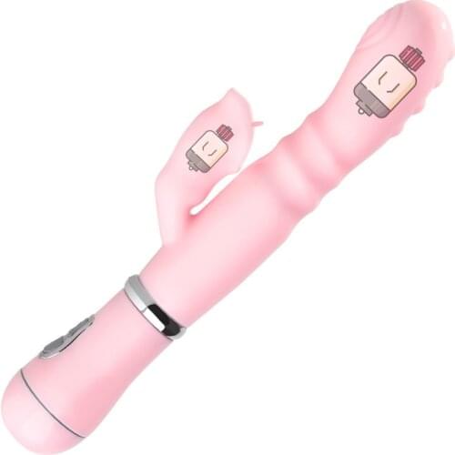 EXVOID Rabbit Vibrators Tongue Licking AV Stick Sex Toys For Women Oral Clit Powerful Dildo Vibrator G Spot Massager Erotic