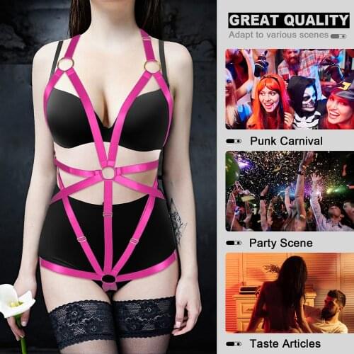 Hot Spandex Belts Chest Strap Sexy Erotic Lingerie BDSM Bandage Sexy Body Harness Underwear Women Adjustable Exotic Accessories