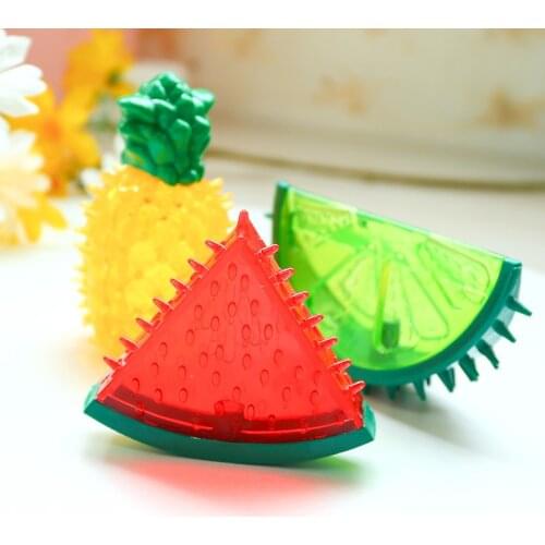 1pcs Pet Dog Toy Chew Squeaky Rubber Toys Can Be Filled With Water And Frozen, Chewing Fruit, Summer Cooling New Dog Toy