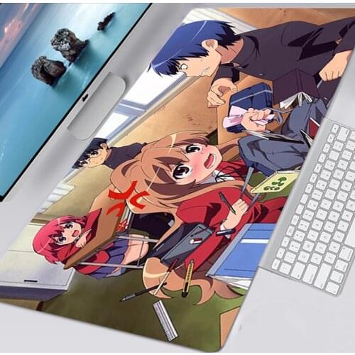 Podkladka Pod Mysz Toradora Taiga Aisaka Alfombrilla Gaming Accessories Non-slip Mouse Pad Anime Tappetino Mouse Mausepad 80X30