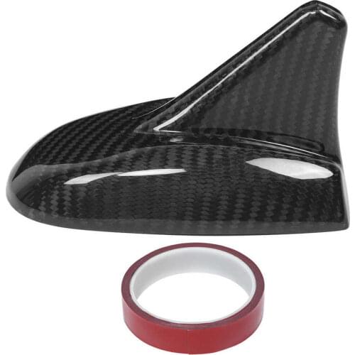 Dry Carbon Fiber Car Antenna Cover Auto Roof Shark Fin Aerial Antenna Cover Trim Sticker Fit for Maserati Quattroporte/Ghibli