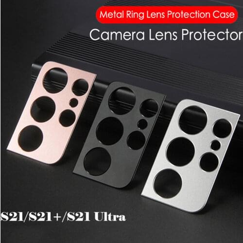 Camera Lens Metal Case For Samsung Galaxy S21 Ultra Camera Protector Cover For Samsung Galaxy S21 Plus Case Lens film Samsung