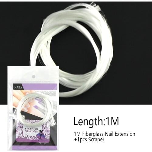Nail Extension Fiber Nails Acrylic Tips Set Fiberglass Nails Roll Extension Pack Fiber Glass Nails Building Gel
