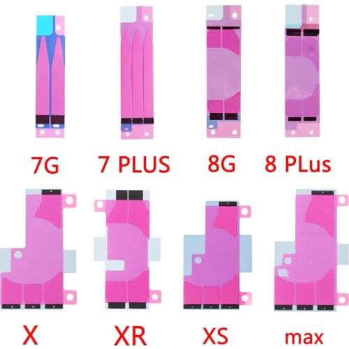 100pcs/lot Battery Sticker For iPhone X 5S 6 6s 7 8 Plus XR XS MAX 11 Pro max Battery Glue Adhesive Tape Strip Replacement Part