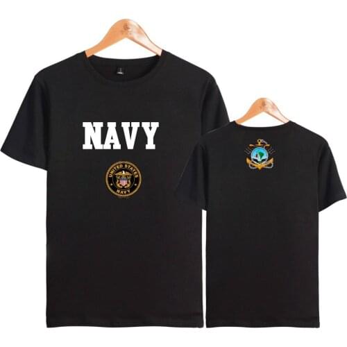 New NAVY t-shirts print fashion men women t shirts tops casual tee shirt short sleeve unisex t-shirt clothes plus size XXS-XXXXL