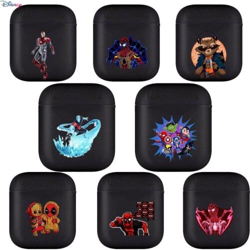 2021 Disneys new Marvel Iron Man Soft Silicone Cases For Apple Airpods 1/2 Protective Bluetooth Wireless Earphone Cover For App