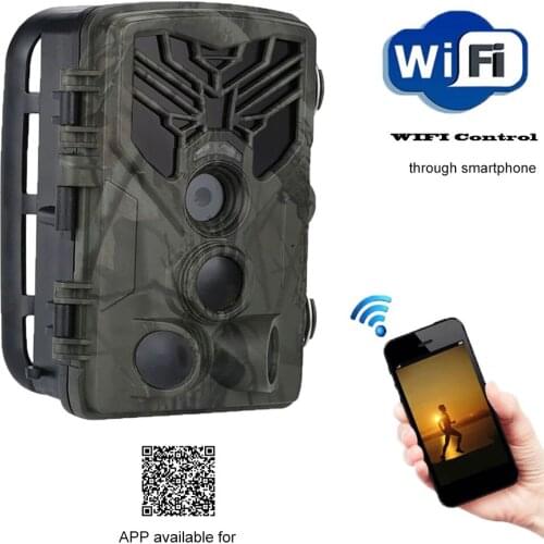 Live Show Wild Trail Camera Wifi APP Bluetooth Control Hunting Cameras Wifi830 20MP 1080P Night Vision Wildlife Photo Traps
