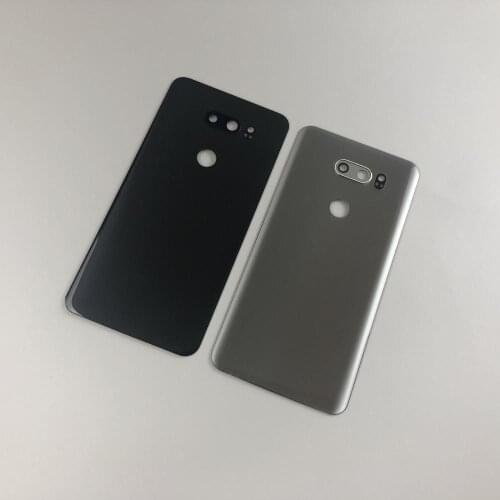 Original Back Cover For LG V30+/V30 VS996 LS998U H933 LS998U H930 Housing Glass Battery Cover+Camera Lens Glass+Adhesive sticker