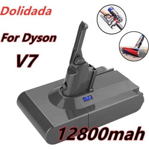 V7 original 21.6V 12800mAh Li-lon Rechargeable Battery 21.6V 12.8Ah For Dyson V7 battery Animal Pro Vacuum Cleaner Replacement