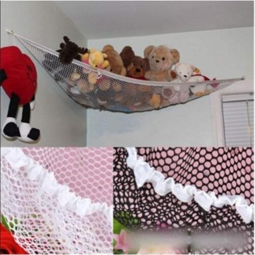 1PC 4 Colors 3 Sizes Cute Children Bedroom Toys Hammock Net Stuffed Animals Toys Hammock Net Organize Storage Mesh Holder
