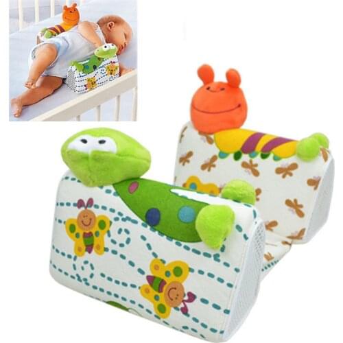 Baby Infant Newborn Cute Frog Cartoon Anti Roll Pillow Sleep Positioner Prevent Flat Head Cushion Side Sleeper Pro