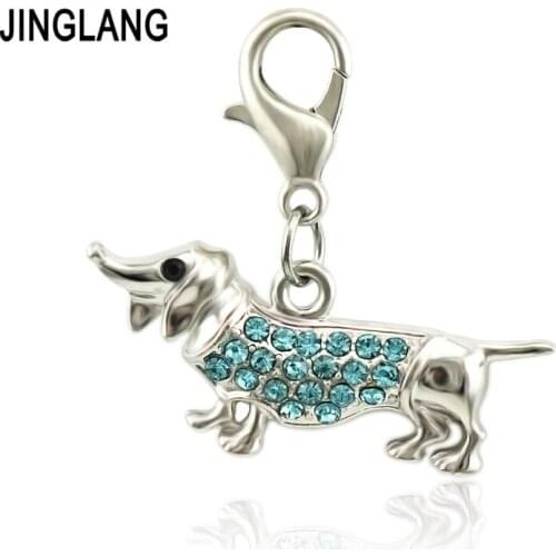 JINGLANG Dog Charms for Bag DIY Pet Dog Pendant Handbag Charms Animal Charms for Jewelry Making Handmade Crafts 12 Pieces