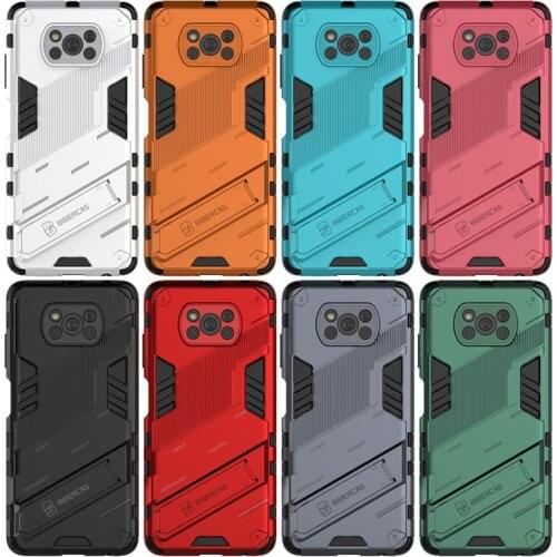 Shockproof Armor Case For Redmi Note 8 9 10 K40 Pro Max 8T 9T Xiaomi POCO M2 M3 X2 X3 Lens Camera Protective Robot Holder Cover