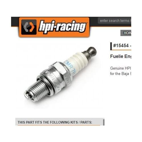 HPI 15454 SPARK PLUG/CMR7H HPI 5T/5B/5SC 1PC