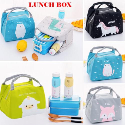 New Women Kids Men Insulated Lunch Camping Bag Tote Oxford Box Bag Thermal Cooler Food Bags High Quality Waterproof