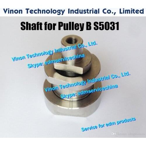 Shaft for Pulley B S5032 3051202 for lower block, install on Pully B Roller assembly for S odic A530D,325D,A,AQ325L,AQ535L,AQ,AG