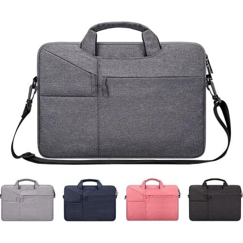 Waterproof Laptop Bag Women Men 13.3 15.6 16 inch Case For Macbook Air Pro 13 14 15 Bags For Xiaomi Acer Notebook ziper Sleeve
