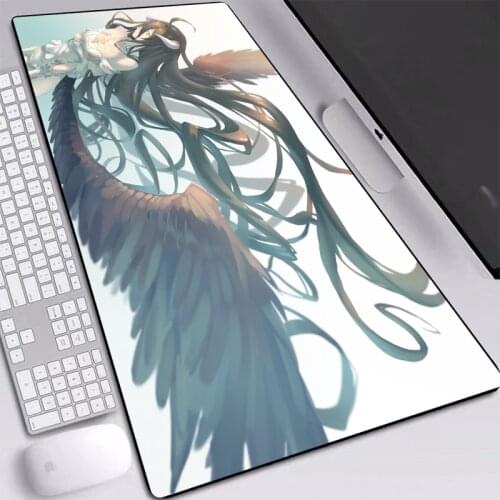 Japan Anime Overlord Characters Gamer Play Non-slip Natural Rubber Mats Mouse-pad Free Shipping Large Mouse Pad Keyboards Mat