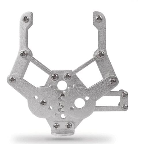 Gripper Clamp Paw Claw Talon Manipulator Mechanical Arm Supporting Mg996 Servo Robotic Part Accessory Smart Car Diy Toy