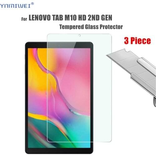 3 Packs Glass Protector for Lenovo Tab M10 HD 2nd Gen TB-X306F TB-X306X Screen Protective Films for Lenovo Tab M10 HD 2ND X306