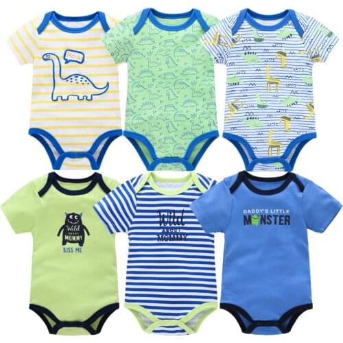 2021 Summer Unisex Newborn Baby Boy Clothes Unicorn Cotton Baby Girl Clothes Cartoon Girls Baby Clothing Jumpsuits Bodysuits
