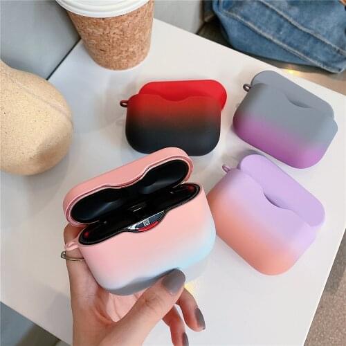 Earphone Case for SONY WF-1000XM3 Gradient Color Headset Protective Case Wireless Bluetooth Headset Accessories Charging Cover