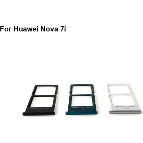 For Huawei Nova 7i New Original Sim Card Holder Tray Card Slot For Huawei Nova 7 i Sim Card Holder Replacement Parts Nova7i