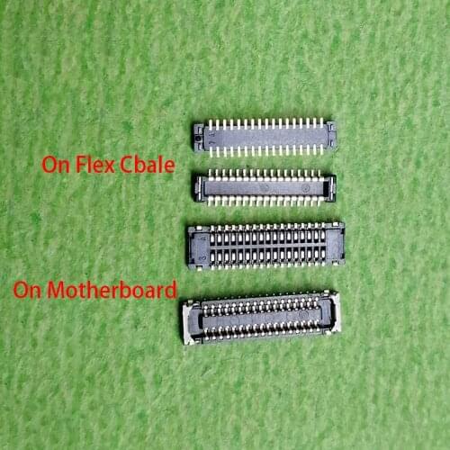 2pcs For Huawei Y7prime Y7 Prime 2019 Y6 2019 P Smart + 2019 P Smart LCD Display FPC Connector Plug On Board Flex Cable 34pin