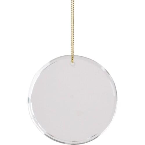 Crystal Pendant Ornament Christmas Tree Decoration can be engraved Anniversary Gift Birthday Party Wedding Home Garden Decor