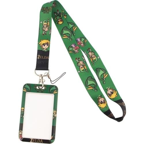K2940 Game Figures Cartoon Neck Straps lanyard Car Keychain ID Card Passport Gym Cell Phone Key Ring Badge Holder Jewelry