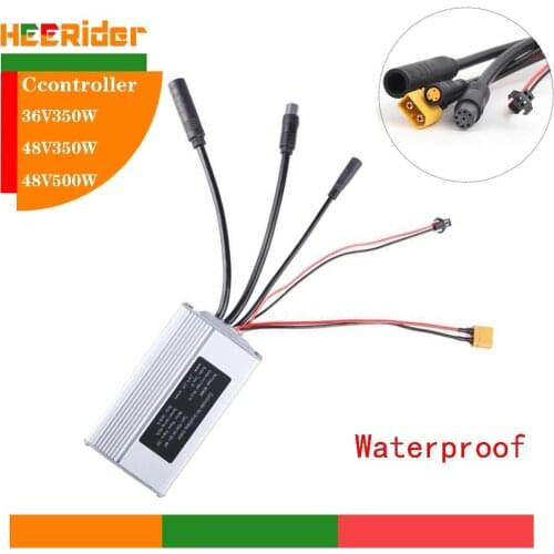 Controller For Bafang Hub Front Rear Motor 36V 350W 48V 350W/500W Electric Bicycle Conversion Accessories Parts Light 1T4 Ports